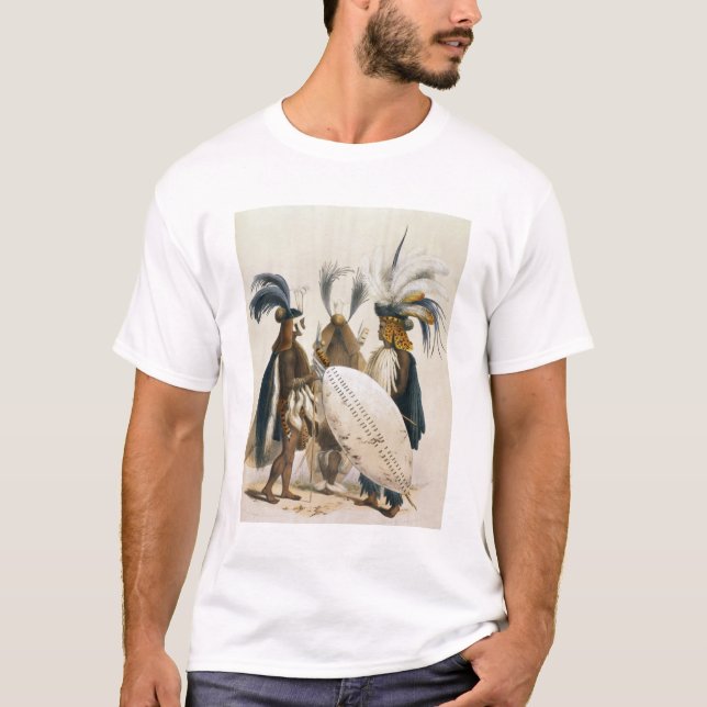T-shirt Les soldats de zoulou d'Army du Roi Panda's, (Devant)