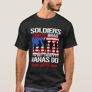 T-shirt Les Soldats Drôle Ne Font Pas Fier Armée Nana Mili