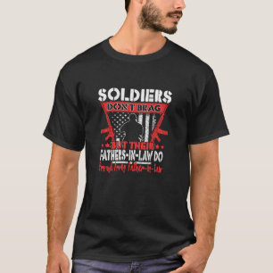 T-shirt Les soldats ne braquent pas le père de la fière ar