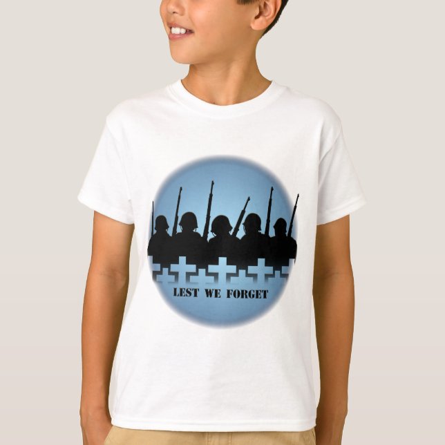 T-shirt Les soldats rendent hommage au Sweatshirt de peur  (Devant)