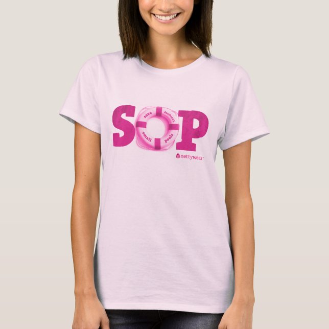 T-shirt Les SOP sauvent notre rose de Se de dames de (Devant)