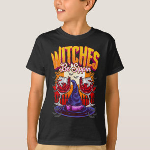 T-shirt Les sorcières de Sippin' Funny Halloween Party sor