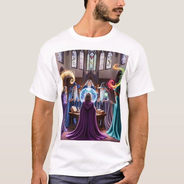 T-shirt Les sorciers du château enchanté (Devant)