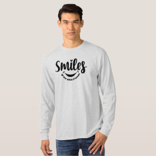 T-shirt Les sourires grandissent avec les amis