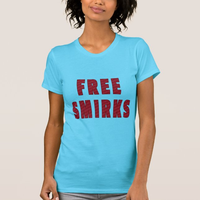 T-shirt Les sourires gratuits (Devant)