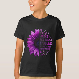 T-shirt Les souvenirs comptent Alzheimer Purple Alzheimer 