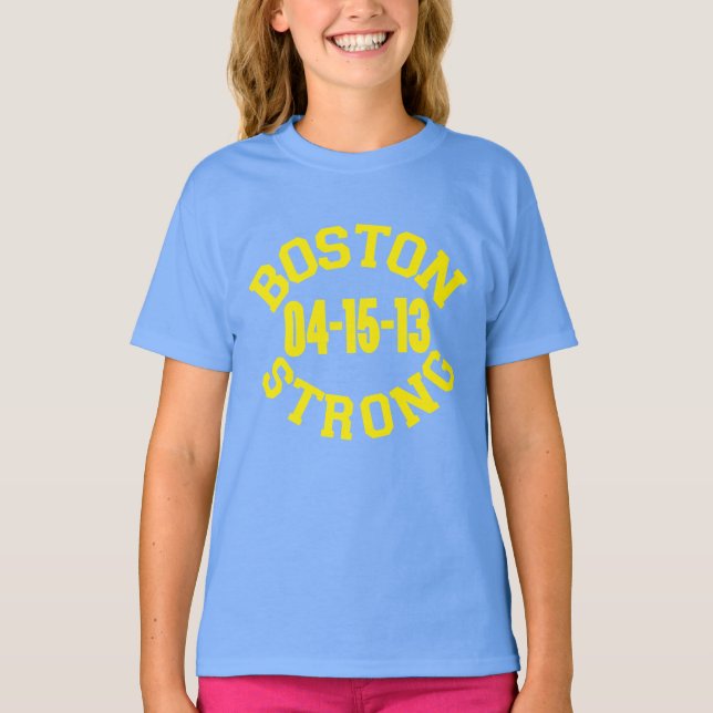 T-shirt Les souvenirs de Boston Strong (Devant)