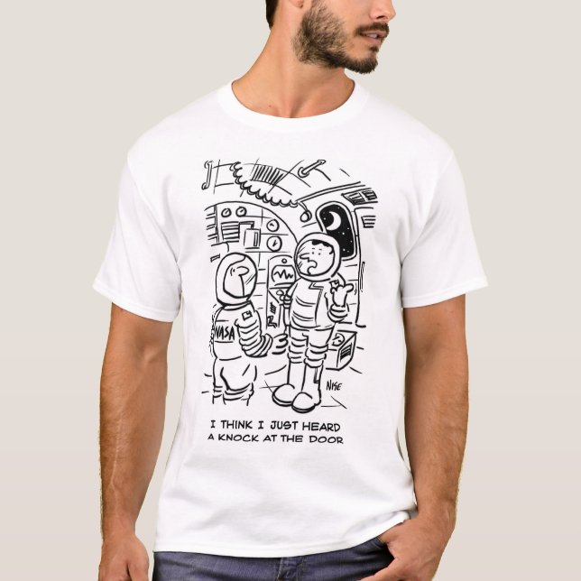 T-shirt Les Spationautes dans un Vaisseau Spatial Entenden (Devant)