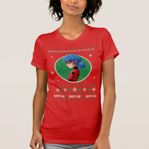 T-shirt Les Spots De Ladybug ! Graphique de vacances
