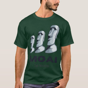 T-shirt Les Statues de Rapa Nui Sur Les Îles De Pâques Moa