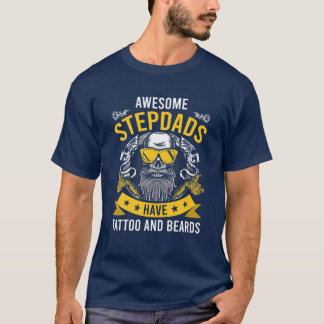 T-shirt Les Stepdads Magnifiques Ont Tatouage Et Les Oreil