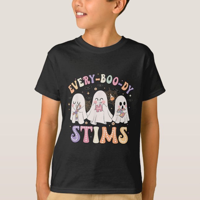 T-shirt Les Stims De Tous Halloween L'Éducation Spéciale P (Devant)