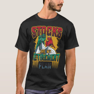 T-shirt Les stocks Mon Régime De Retraite Liberté Financiè