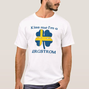 T-shirt Les Suédois personnalisés m'embrassent que je su