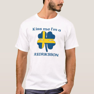 T-shirt Les Suédois personnalisés m'embrassent que je suis