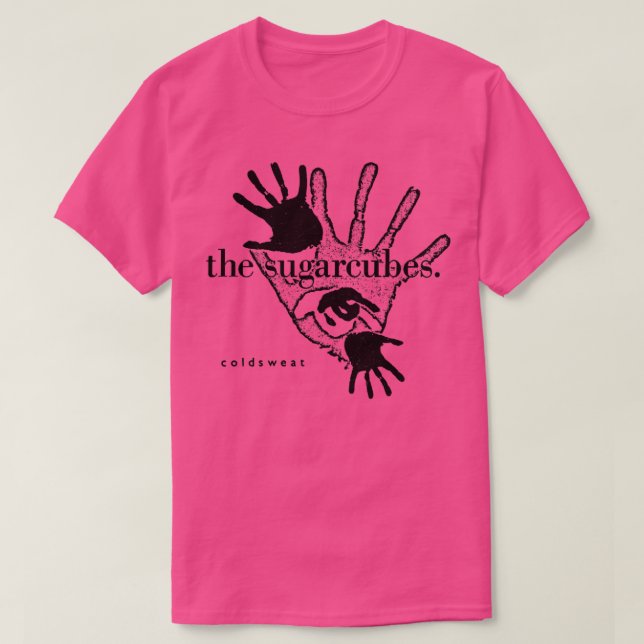 T-shirt Les sugarcubes Vintage style défraîchi1 (Design devant)