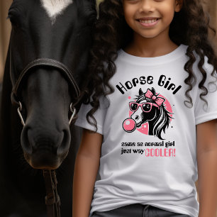 T-Shirt Les super mignonnes filles du cheval sont Glacière