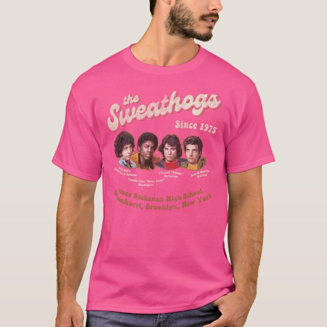 T-shirt Les Sweathogs Retro 1975 Dks usés en cadeau (Devant)