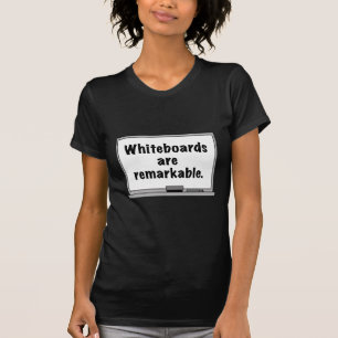 T-shirt Les tableaux blancs sont remarquables