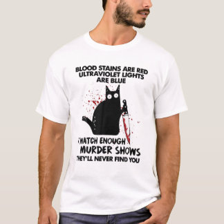 T-shirt Les Taches De Sang-Sont-Rouge-UlUV-Lumières-Sont-B