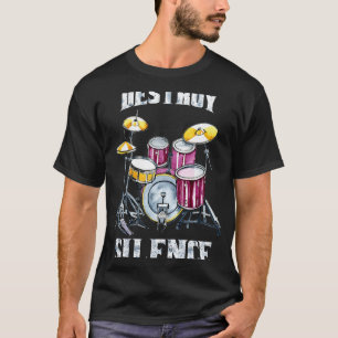 T-shirt Les tambours détruisent le silence