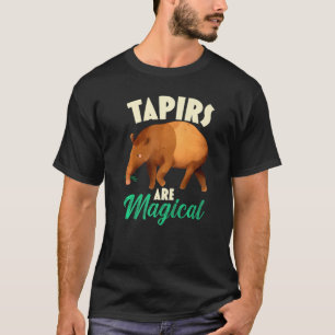 T-shirt Les tapirs sont des animaux sauvages magiques Zook