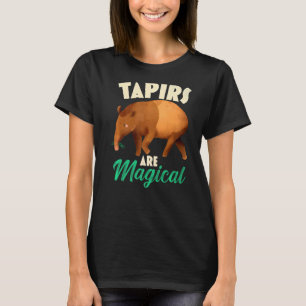 T-shirt Les tapirs sont des animaux sauvages magiques Zook