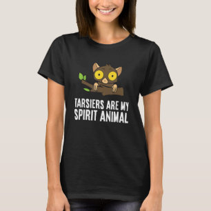 T-shirt Les Tarsiers Sont Mon Esprit Animal Singe Ape Tars