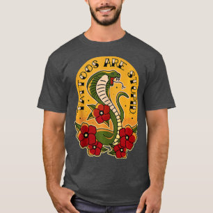 T-shirt Les tatouages sont des abrutis