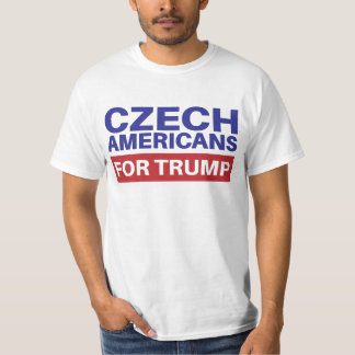 T-shirt Les Tchèques Américains pour Trump - Election 2020