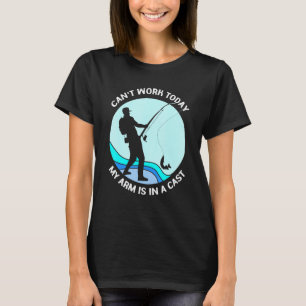 T-shirt Les Tee - shirts Pêcheurs Ne Peuvent Pas Travaille