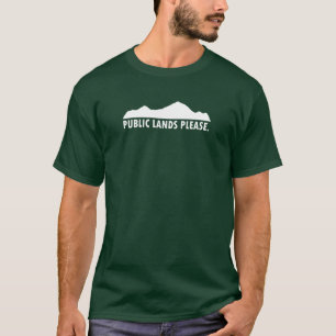 T-shirt Les terrains publics satisfont