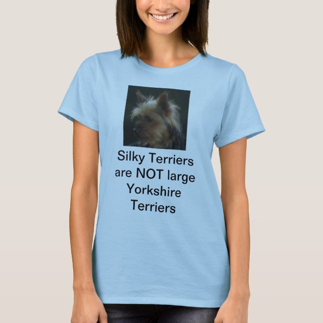 T-shirt Les terriers de Slky ne sont pas de grands (Devant)