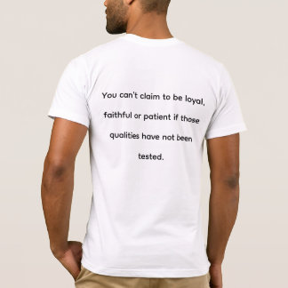 T-shirt Les tests