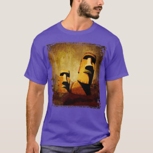 T-shirt Les têtes de Moï de l'île de Pâques