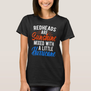 T-shirt Les Têtes rouges sont Sunshine Red Haired Ginger T