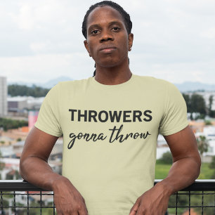 T-shirt Les Throwers Discus Vont Jeter Drôle Jetant