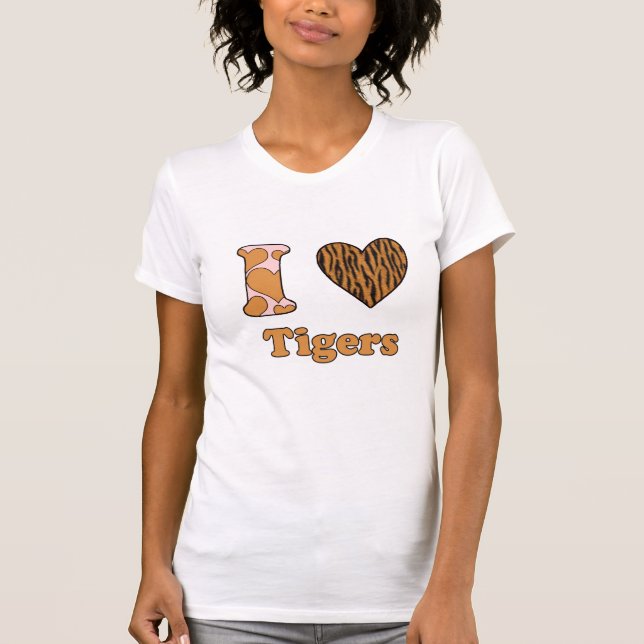 T-shirt Les Tigres de l'amour (Devant)