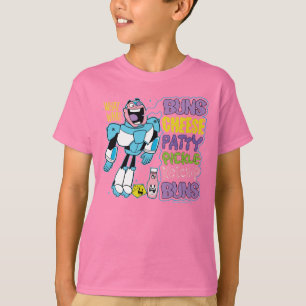 T-shirt Les titans de l'adolescence vont ! coup sec et dur