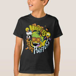 T-shirt Les titans de l'adolescence vont ! gaufres de