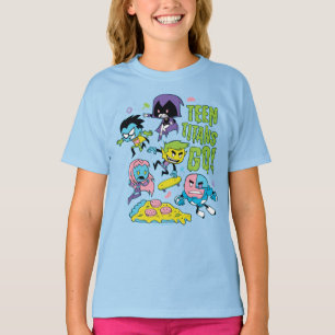 T-shirt Les titans de l'adolescence vont ! graphique