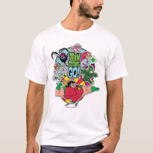 T-shirt Les titans de l'adolescence vont ! graphique de