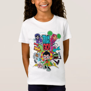 T-Shirt Les titans de l'adolescence vont ! graphique de