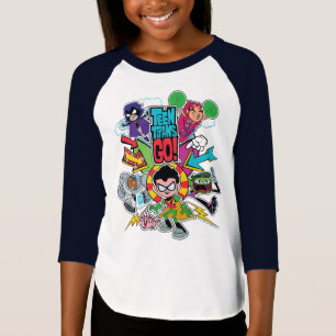 T-shirt Les titans de l'adolescence vont ! graphique de