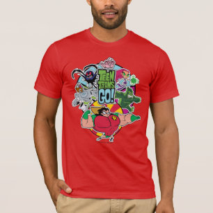T-shirt Les titans de l'adolescence vont ! graphique de
