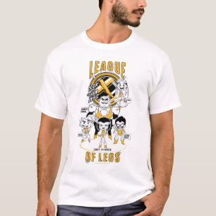 T-shirt Les titans de l'adolescence vont ! ligue de des