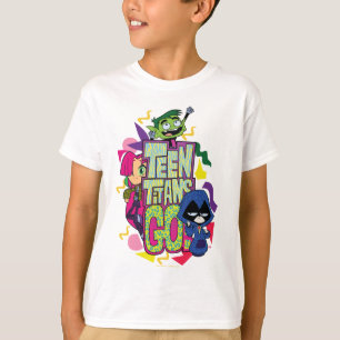 T-shirt Les titans de l'adolescence vont ! logo de poster