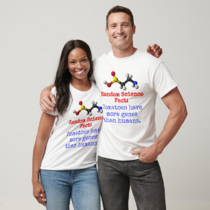 T-shirt Les tomates ont plus de gènes - Science