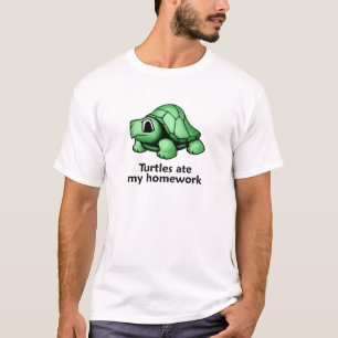 T-shirt Les tortues ont mangé mon travail