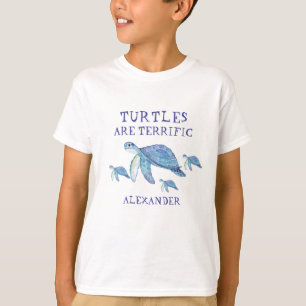 T-shirt Les tortues sont des tortues de mer merveilleuses 